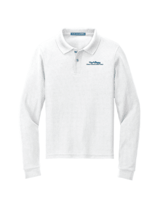 Adult Autism Center Soft Cotton Long Sleeve Polo