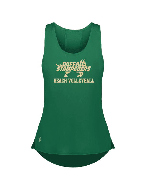 Stampeders Beach Volleyball Ladies Coolcore Tank Top - Image 2