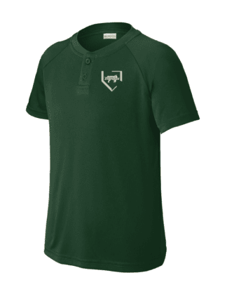 Stampeders Youth Baseball 2-Button Henley