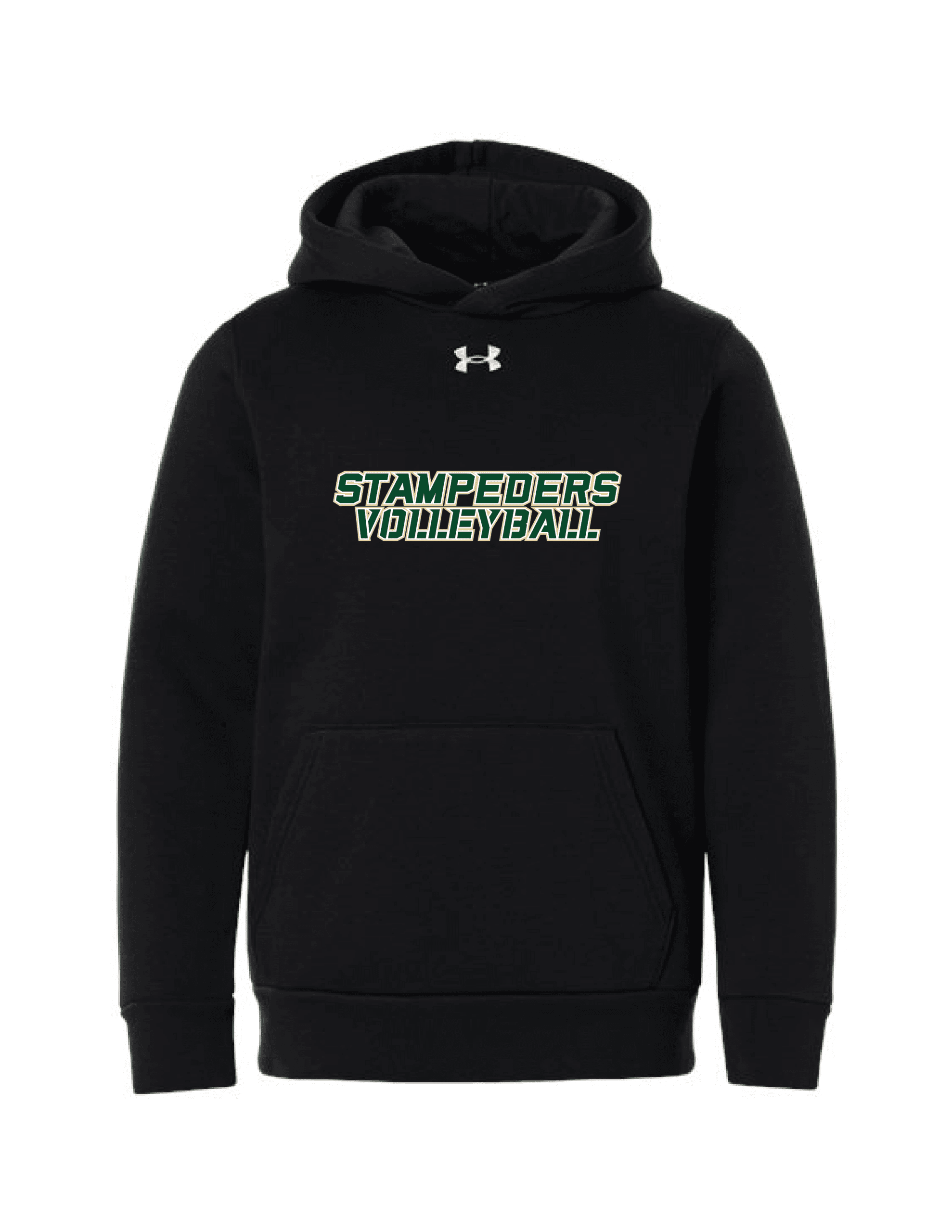 Stampeders Volleyball Youth Under Armour Fleece Hooded Sweatshirt