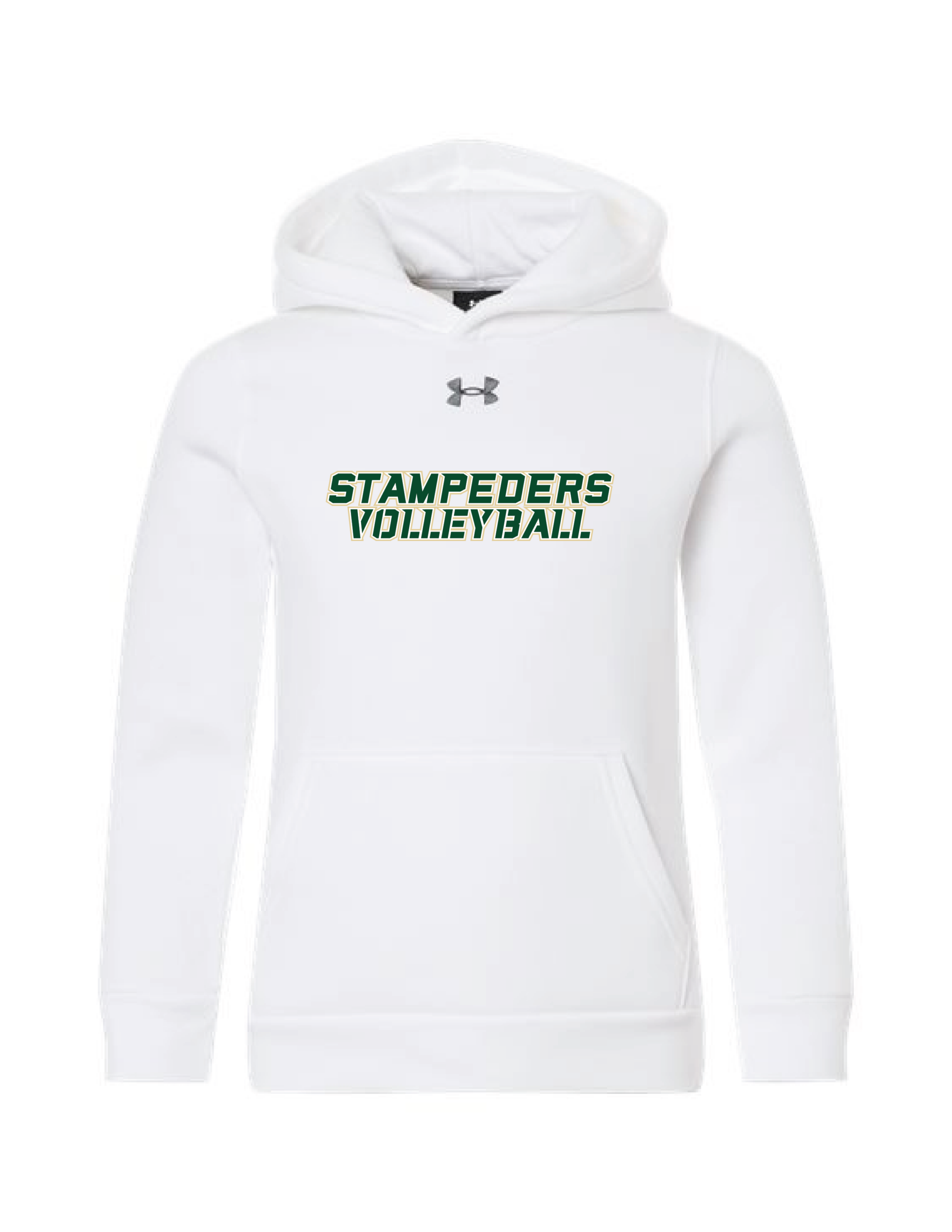 Stampeders Volleyball Youth Under Armour Fleece Hooded Sweatshirt - Image 2