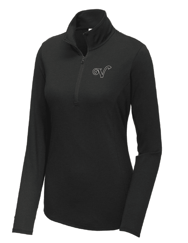 Ladies Tri-Blend 1/4 Zip (High School Only)