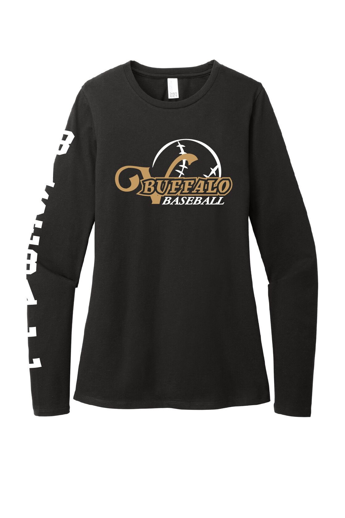 Ladies Baseball CVC Long Sleeve Tee