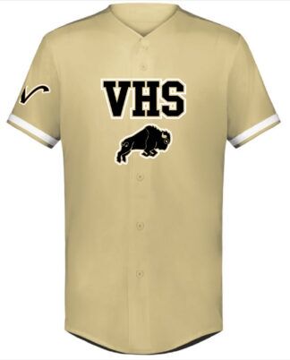 Full Button Baseball VHS Jersey