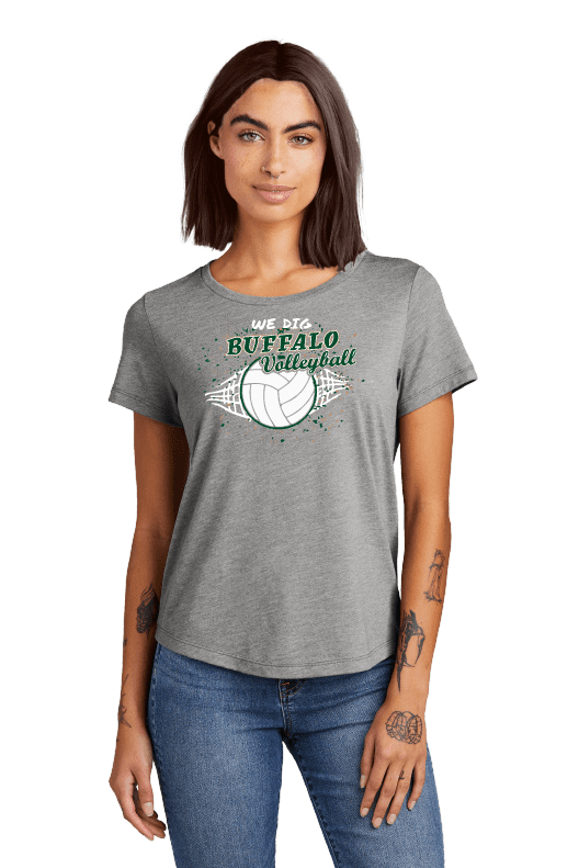 Allmade® Women’s Relaxed Tri-Blend Scoop Neck Tee